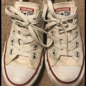 whiteish converse